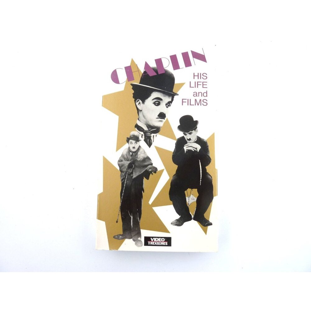 Chaplin His Life and Films VHS 1992 Rare & Historic Film Footage